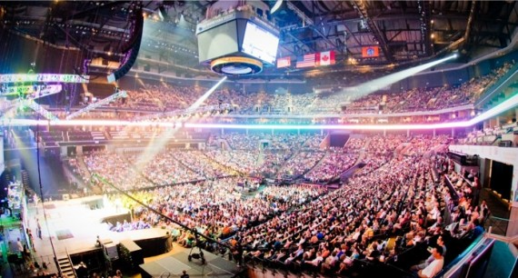 Stadium Worship Gathering